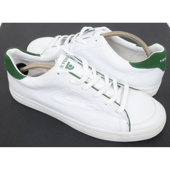 Tretorn Men's 13M SWERVE White Green Lace Up Sneakers Sporty Workout - Picture 1 of 14